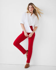 SPANXsupersmooth™ PerfectFit Ponte Slim Straight Pant | Spanx True Red