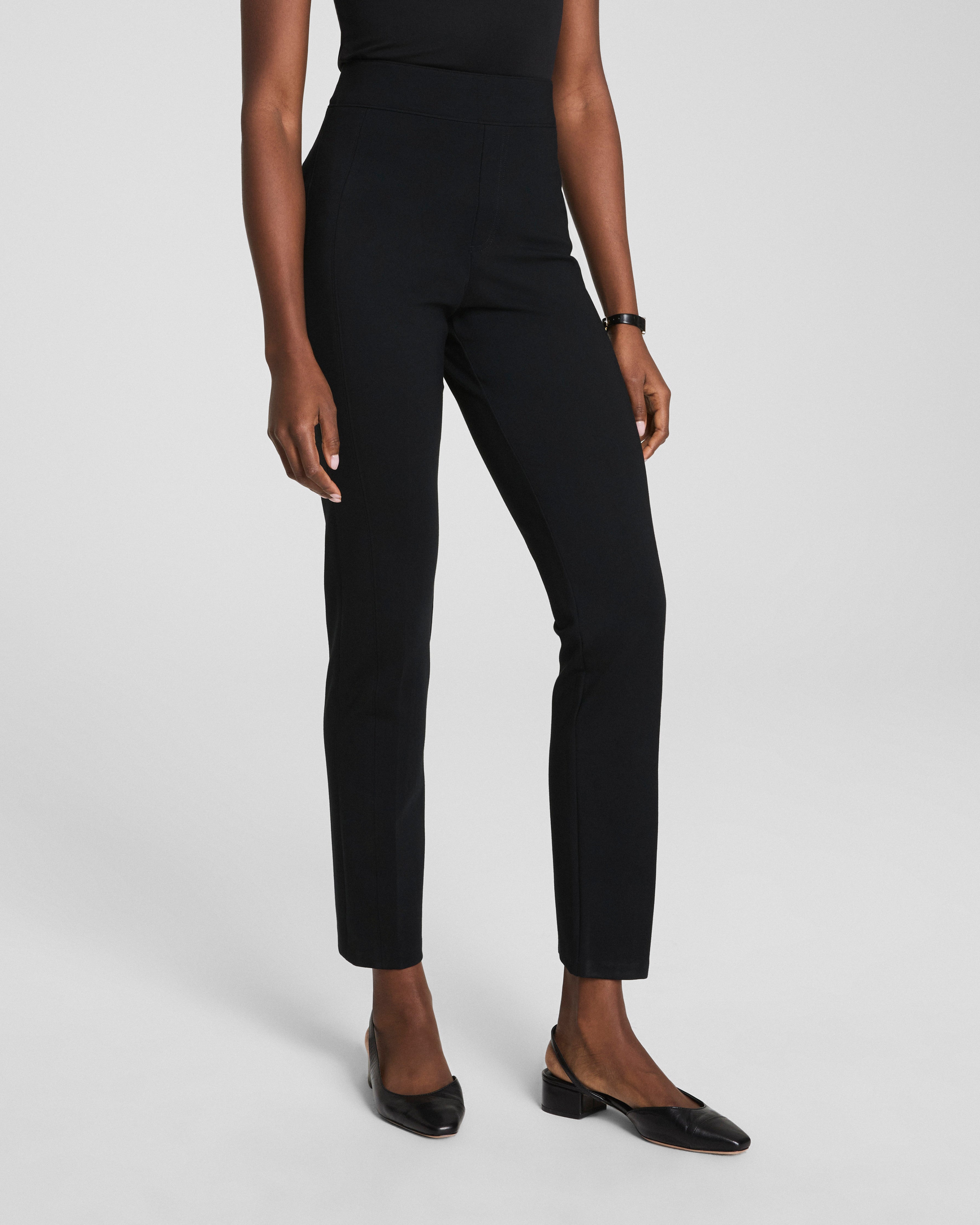 SPANXsupersmooth™ PerfectFit Ponte Slim Straight Pant | Classic Black