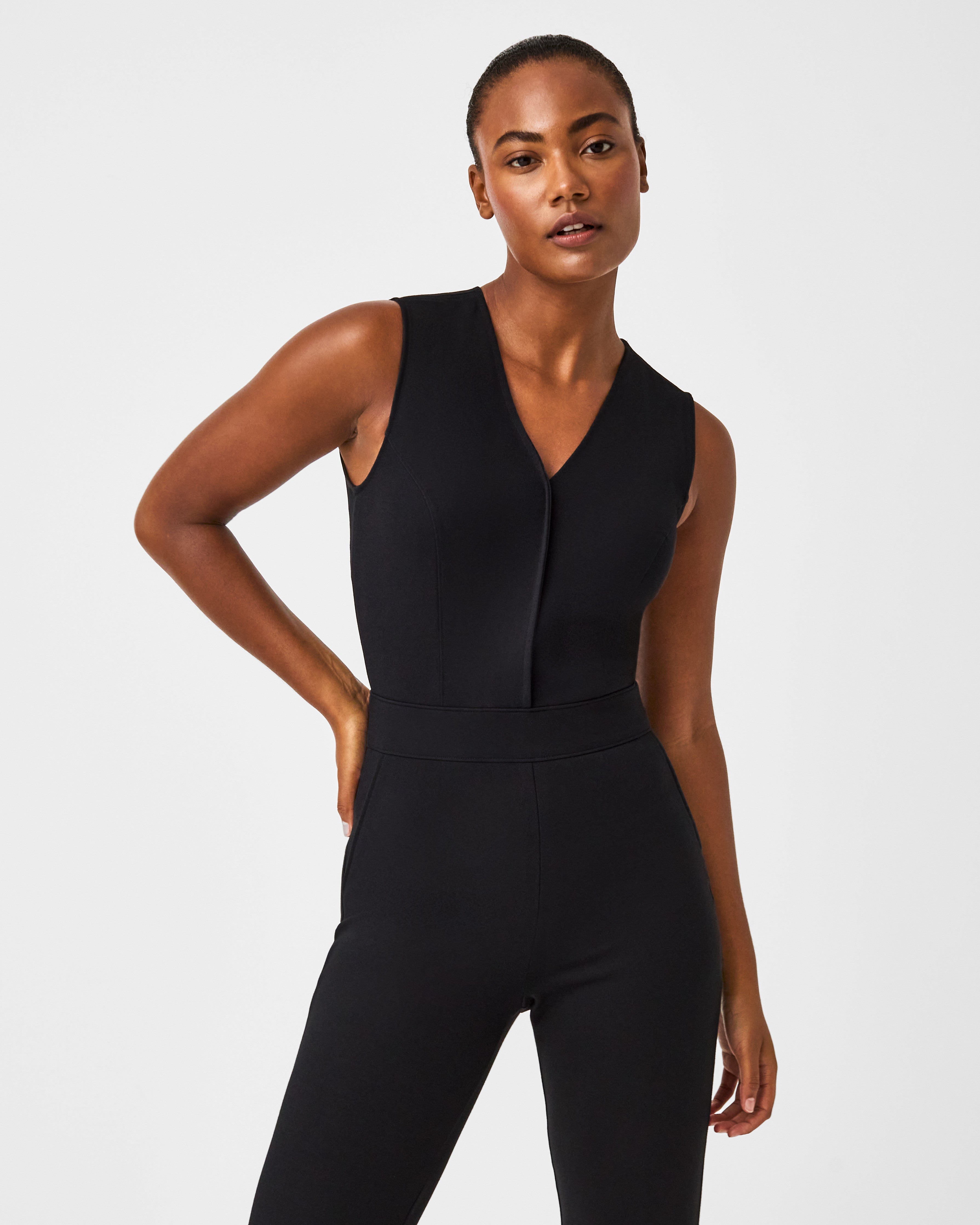 SPANXsmooth™ Ponte Jumpsuit | Classic Black